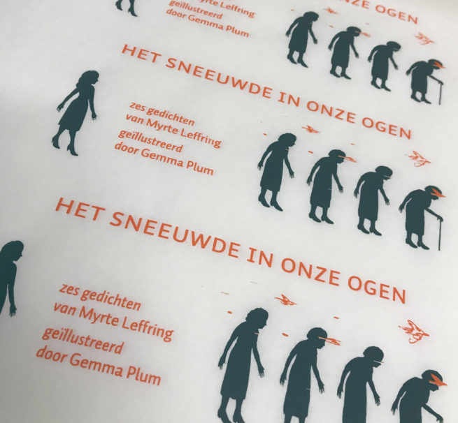 Screen print poetry-Cover Detail