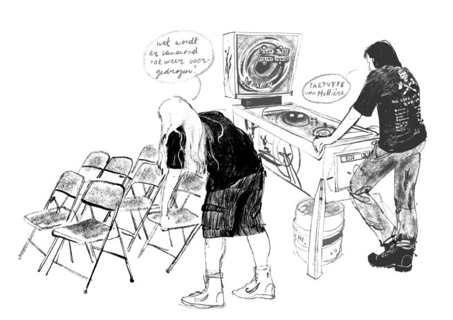 Youth hostel illustration from Freedom of Drinking